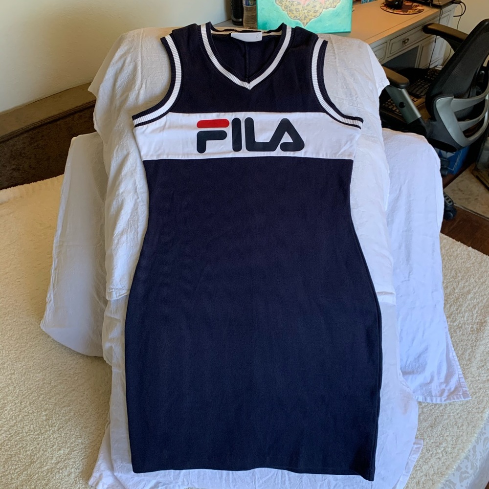 Fila Ribbed Mini Dress